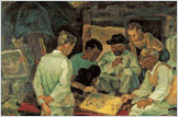 장리석의 소한 (1956년) 그림